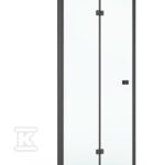 CAPITA.BLACK DRZWI 2 SKRZYD.ŁAMANE 90X1