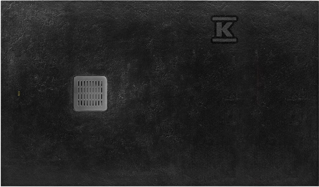 Brodzik prostokątny TERRAN 1600 x 1000 mm syfon w komplecie, kolor czarny Brodzik prostokątny TERRAN 1600 x 1000 mm syfon w komplecie, kolor czarny