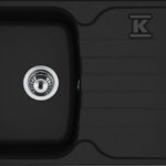 ZLEWO.WBUDOWY.FRAGRA.AN.AZG 611-78  ONYX