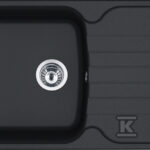 ZLEWO.WBUDOWY.FRA.AN.AZG 611-97 XL ONYX