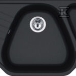 ZLEWO.WBUDOWY.FRAGRA.AN.AZG 661-E  ONYX