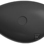 Umywalka nablatowa moduo 55 nieregularna antracyt MAT BOX