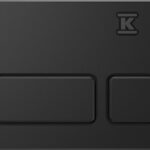 Przycisk block czarny matowy