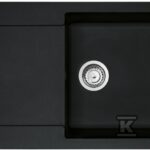 ZLEWO.WBUDOWY.FRA.MA.MRG 611-97 XL ONYX