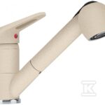 Bateria kuchenna Prince II pull-out spray Beżowy