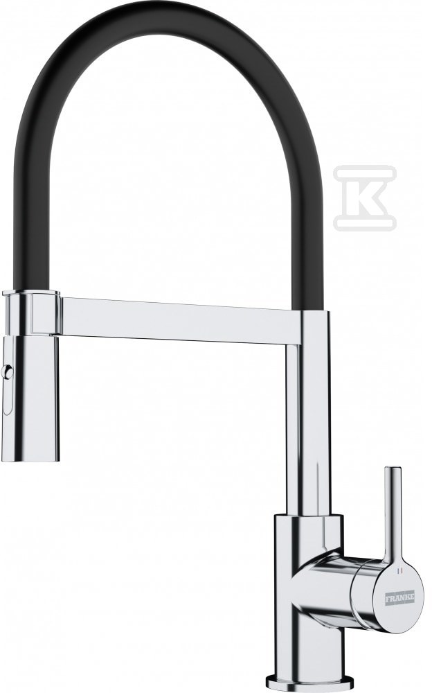 Plik zosta³ pobrany z http://www.onnshop.pl Bateria kuchenna Lina semi-pro Chrom/czarny - obrazek 1