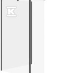 Zestaw b799 walk-in mille ścianka stała czarny 90x100x30x200 wir