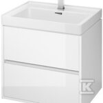 Zestaw meblowy B104 Crea 60 biały (szafka+umywalka)