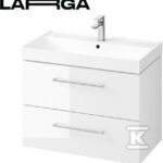 Szafka podumywalkowa Larga 80 biała zmontowanaowana FSC MI x SGSCH-COC-007574