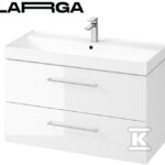 Szafka podumywalkowa Larga 100 biała zmontowanaowana FSC MI x SGSCH-COC-007574