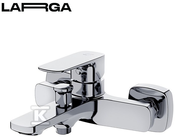 Plik zosta³ pobrany z http://www.onnshop.pl Bateria wannowo-natryskowa ścienna Larga 1 uchwyt chrom - obrazek 1