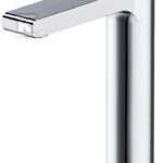 Bateria umywalkowa sztorcowa wysoka verso 1 uchwyt chrom korek klik-klak plastikowy