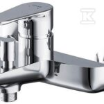 Bateria wannowo-natryskowa ścienna Libra 1 uchwyt chrom