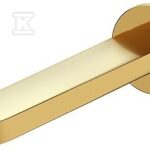 WYLEWKA WANNOWA ŚCIENNA INVERTO ZŁOTA