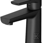 Bateria umywalkowa sztorcowa Moduo czarna