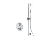 Set B552 zestaw podtynkowy z baterią termostatyczną wannowo-natryskową Zen chrom