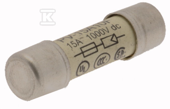 WKŁ.CYL. 10X38 15A 1000VDC PV