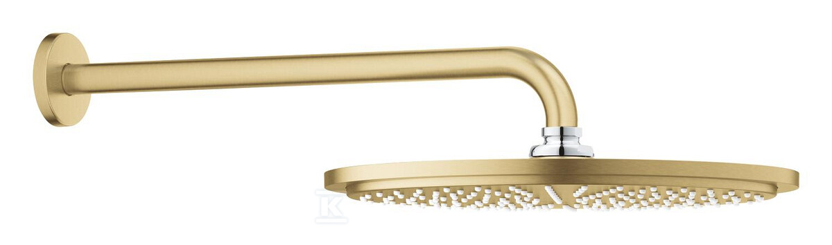 Plik pobrany ze strony Hurtowni Onninen https://onninen.pl Deszczownica Rainshower Cosmopolitan 310 z ramieniem 380 mm, 1 strumień, brushed cool sunrise, ogranicznik przepływu 9,5 l/min., metalowa - obrazek 1