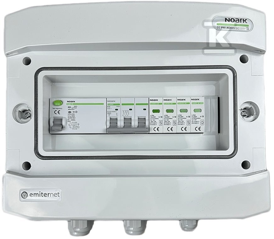 ROZDZ.PRZYŁ.AC IP65 AC T2 16A 3F