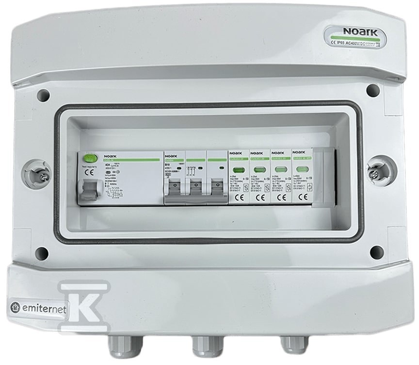 ROZDZ.PRZYŁ.AC IP65 AC T2 10A 3F