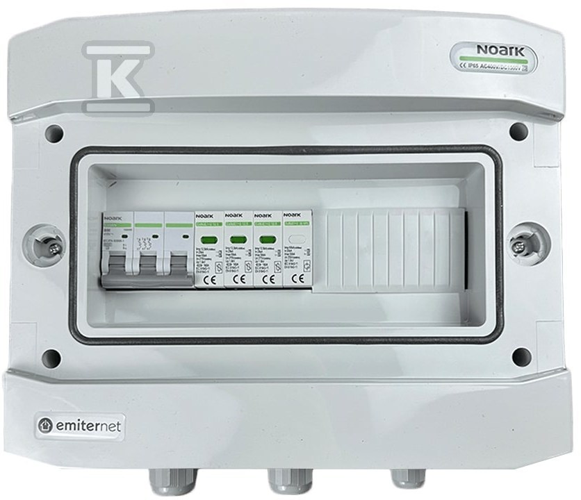 ROZDZ.PRZYŁ.AC IP65 AC T1+T2 50A 3F