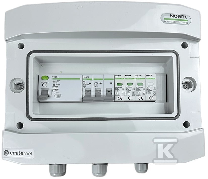 ROZDZ.PRZYŁ.AC IP65 AC T1+T2 10A 3F