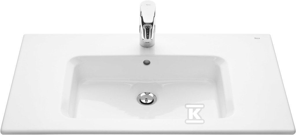 Umywalka meblowa GAP asymetryczna slim UNIK 100x46 cm