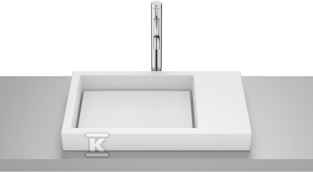 Umywalka HORIZON blatowa, SKYLINE 60x38 cm BIAŁY MAT