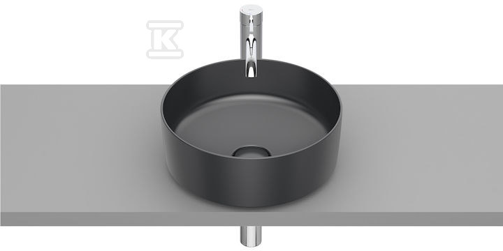 Umywalka INSPIRA ROUND 370x370 OCT FINECERAMIC ® ONYX