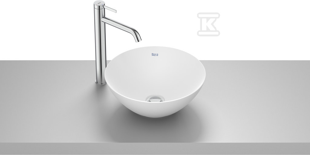 Umywalka BOL nablatowa okrągła 35 cm Fineceramic® BIAŁY MAT