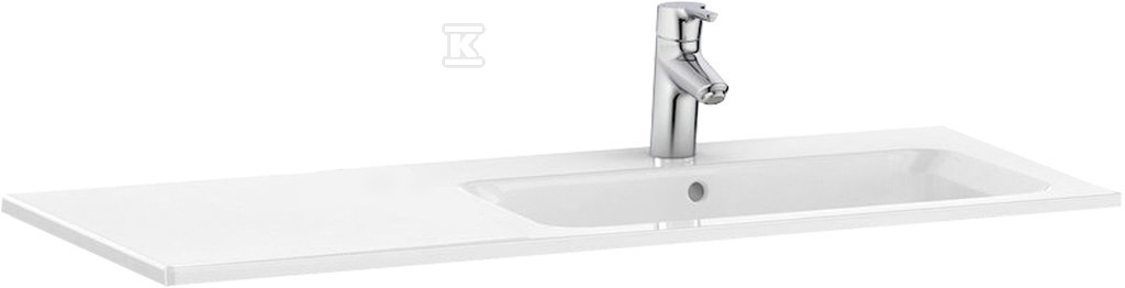 Umywalka meblowa GAP asymetryczna slim UNIK 100x46 cm PRAWA