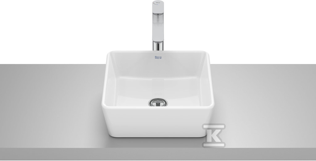 Umywalka OPTICA nablatowa, SQUARE CQ 35x35 cm BIAŁY MAT