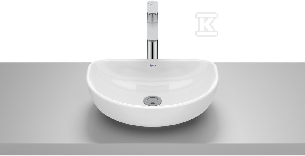 Umywalka OPTICA nablatowa, EE 45x30 cm BIAŁY MAT