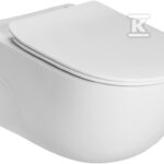 MISKA WC PODWIESZANA RIMLESS Z DESKĄ WO