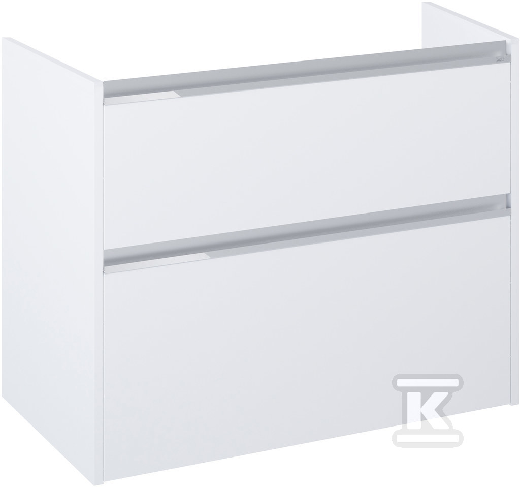 Szafka łazienkowa GAP PRO 100 cm wersja lewa, do kompletacji z blatem lub umywalką GAP, biały połysk