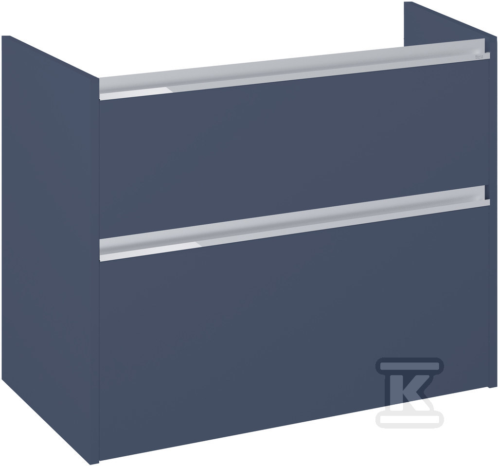 Szafka łazienkowa GAP PRO 100 cm wersja prawa, do kompletacji z blatem lub umywalką GAP, niebieski mat