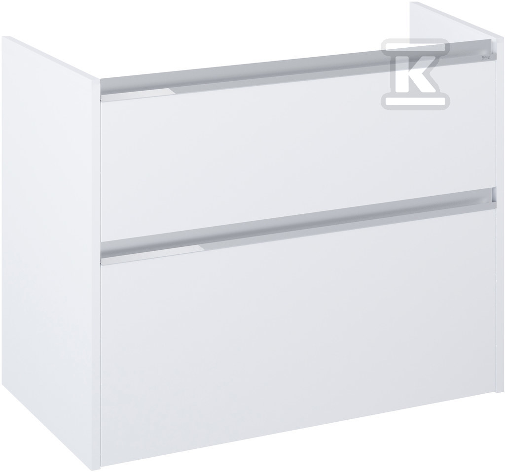 Szafka łazienkowa GAP PRO 100 cm wersja prawa, do kompletacji z blatem lub umywalką GAP, biały połysk