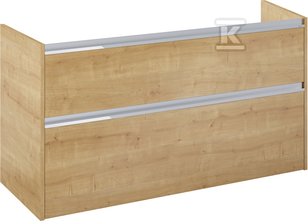 Szafka łazienkowa GAP PRO 120 cm, do kompletacji z blatem lub umywalką GAP, jasny dąb