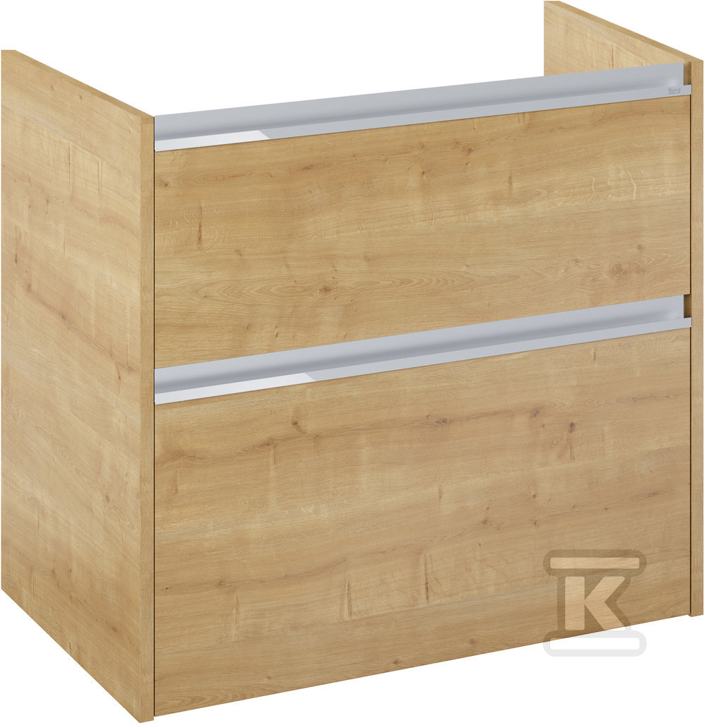 Szafka łazienkowa GAP PRO Compacto 70 cm, do kompletacji z umywalką GAP, jasny dąb