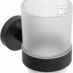 KUBEK ŚCIENNY JASMIN, NERO