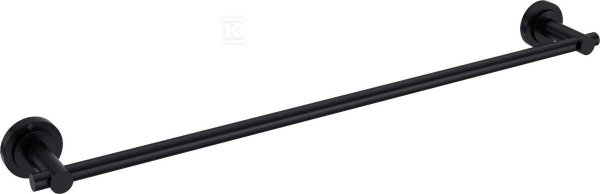 Wieszak na ręcznik Temisto, ścienny 600 mm, nero