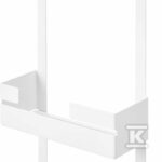 Półka wieszana na kabinę Mokko, bianco