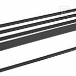 ROUND PÓŁKA ŻEBERKOWA, NERO