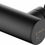 Uchwyt punktowy słuchawki Round mosiężny, nero