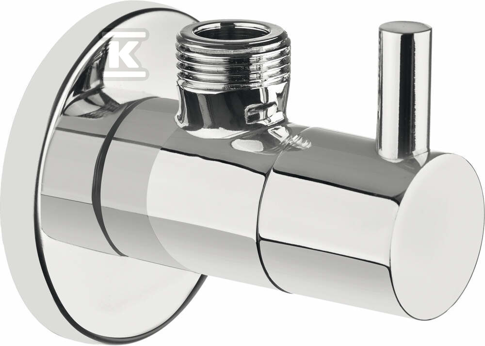 Plik zosta³ pobrany z http://www.onnshop.pl Zawór kątowy z głowicą ceramiczną 1/2" - 1/2", chrom - obrazek 1