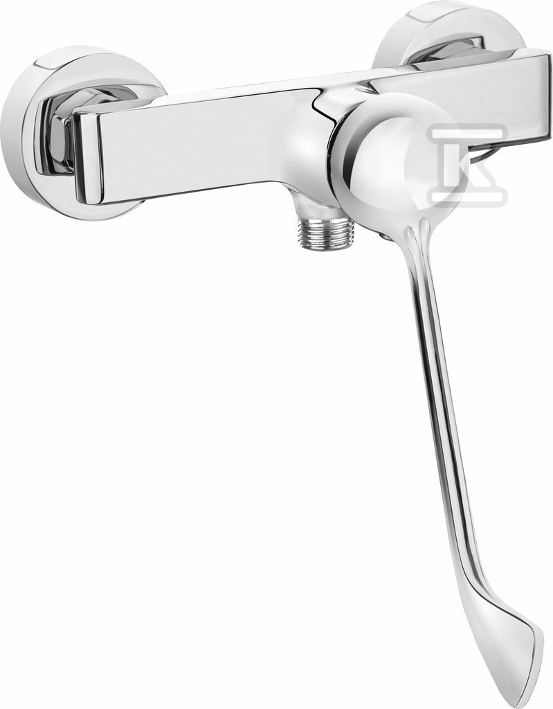 Plik zosta³ pobrany z http://www.onnshop.pl Bateria prysznicowa Alpinia z dźwignią Clinic, chrom - obrazek 1