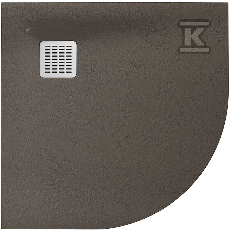 Brodzik TERRAN 1/4 koła 900x900 mm R550 cafe