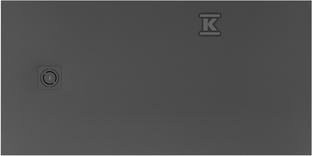 Brodzik MAGMA prostokątny Stonex® 1000 x 800 mm, niski syfon w komplecie, osłona w kolorze brodzika, kolor onyks