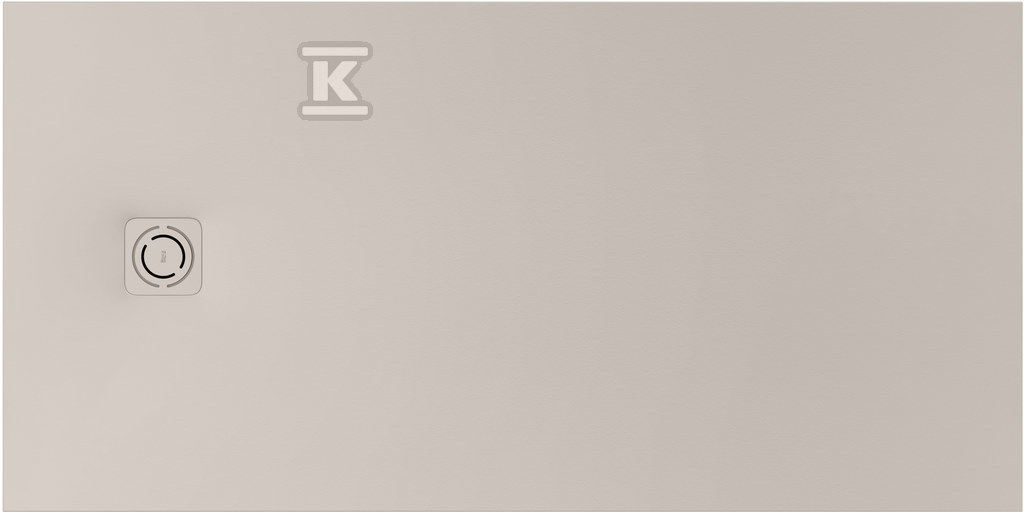 Brodzik MAGMA prostokątny Stonex® 1100 x 800 mm, niski syfon w komplecie, osłona w kolorze brodzika, kolor beżowy
