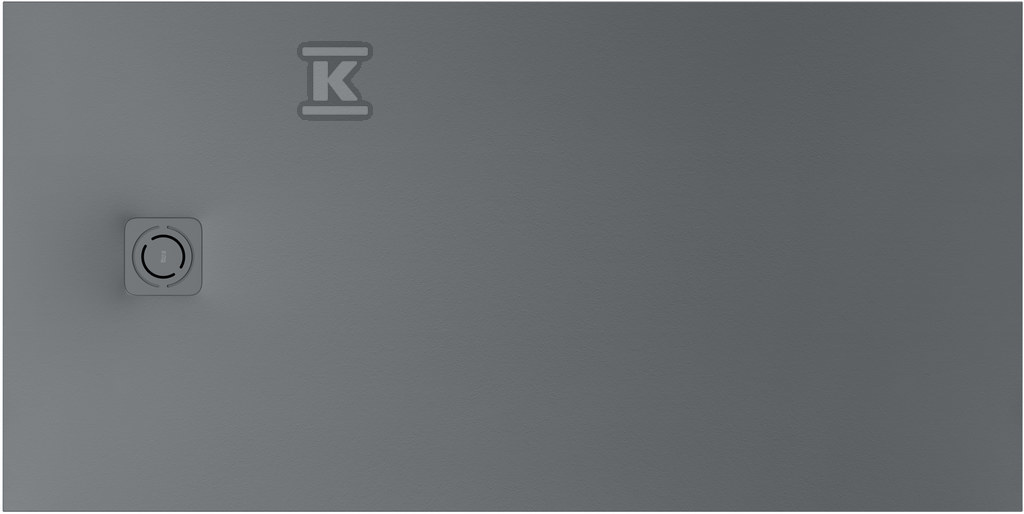 Brodzik MAGMA prostokątny Stonex® 1200 x 800 mm, niski syfon w komplecie, osłona w kolorze brodzika, kolor szary łupek
